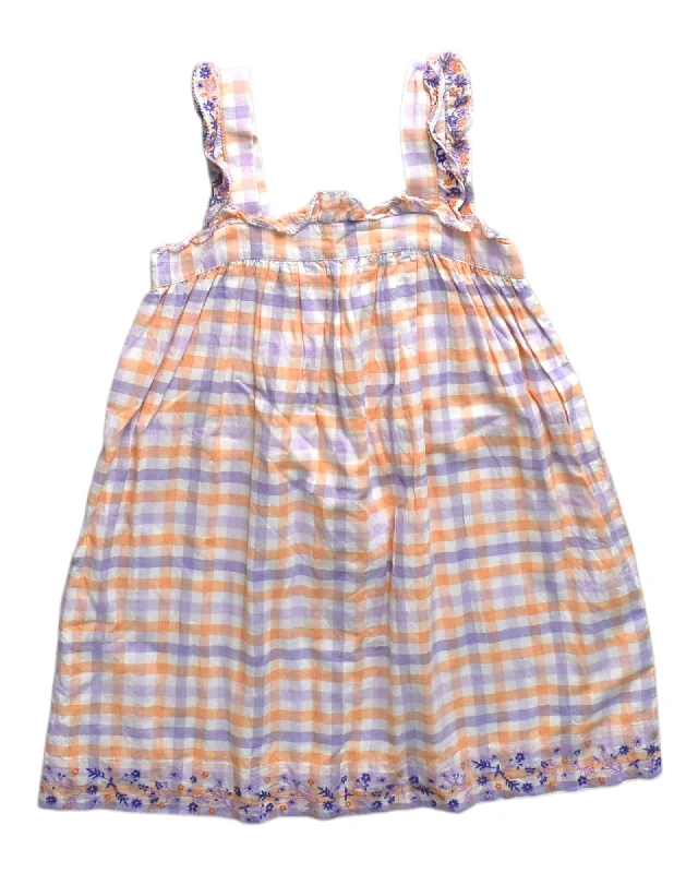 Chateau De Sable Sleeveless Checkered Dress 6T