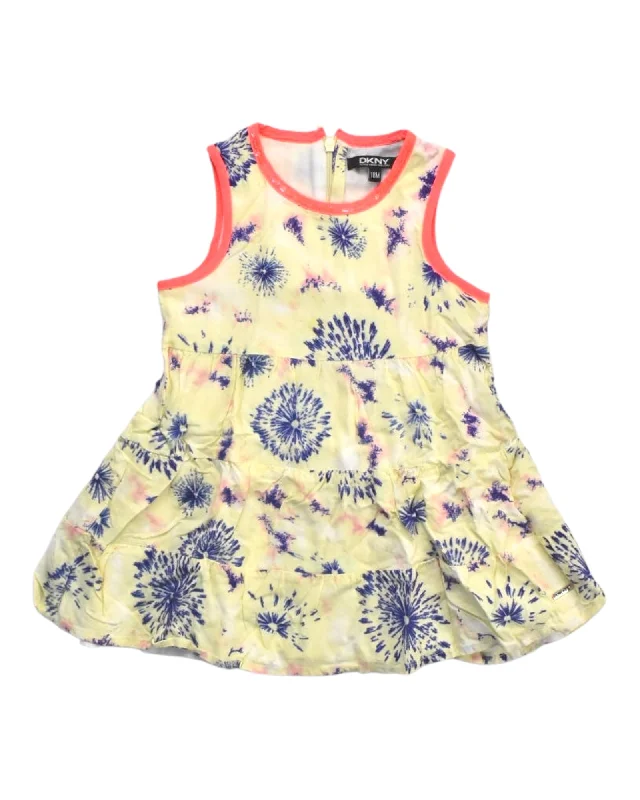DKNY Sleeveless Floral Dress 18-24M
