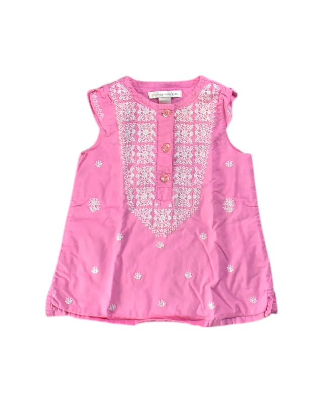Pottery Barn Embroidered Dress 3-6M
