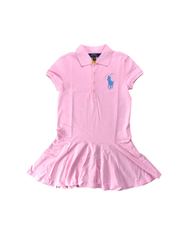 Polo Ralph Lauren Polo Dress With Ruffle Hem 8-10Y