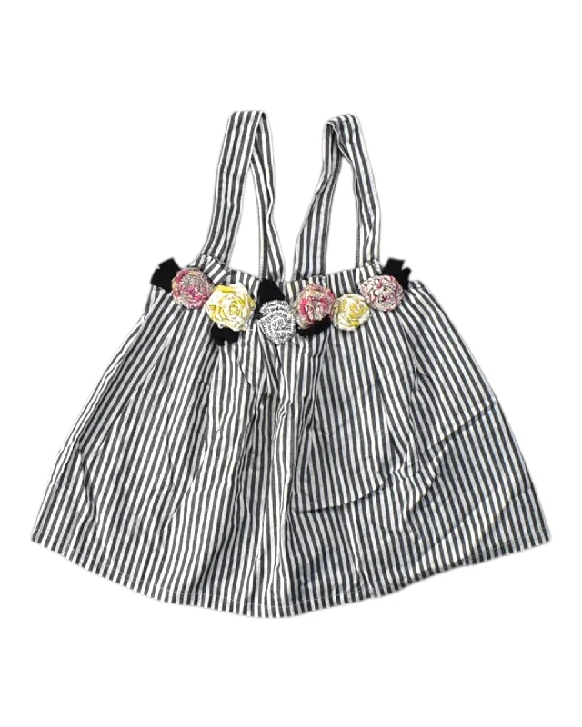 Gingersnaps Floral Embellished Striped Dress 18-24M