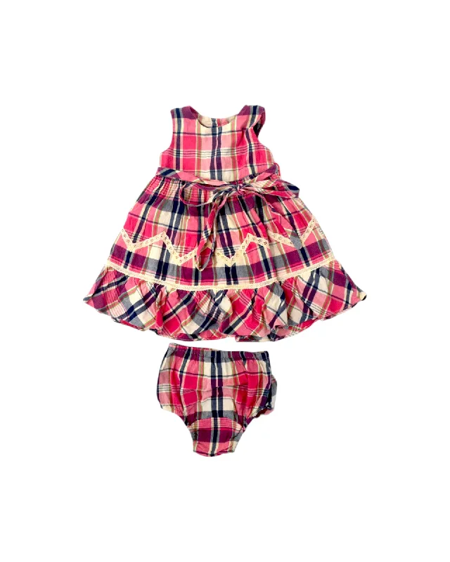 Ralph Lauren Checkered Dress Set 12-18M