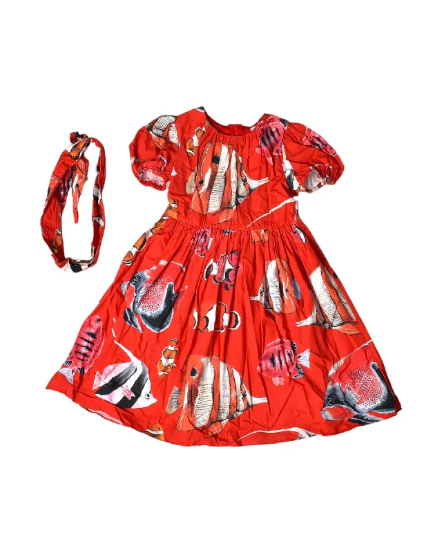 Dolce & Gabbana Dress and Tie around belt Set 6T