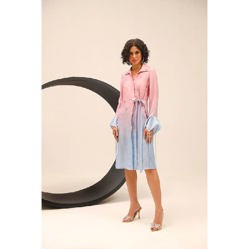 Label Deepika Nagpal Pink Donna Dress