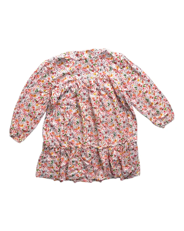 Chateau De Sable Long Sleeve Floral Dress 6T