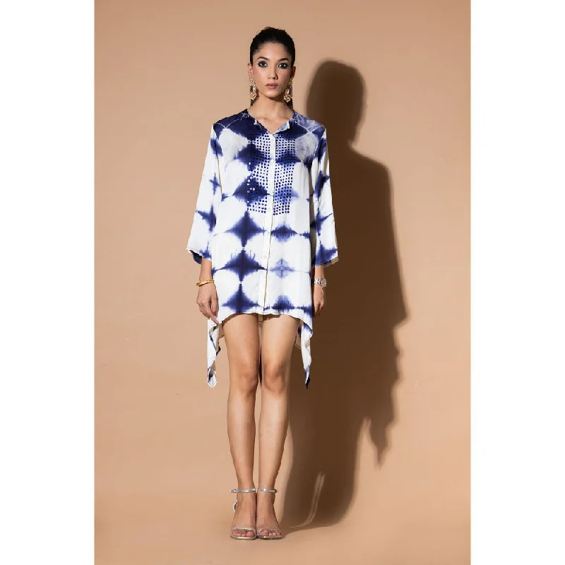 Zeefaa Azure Blue Hour Dress