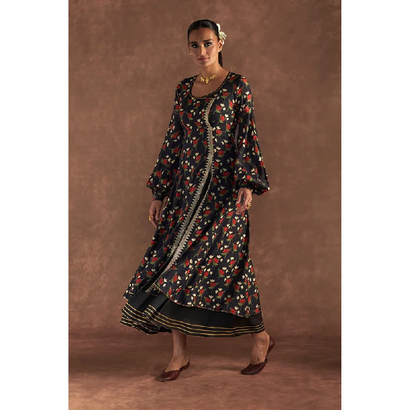 Masaba Black Irisbud Kurta Dress