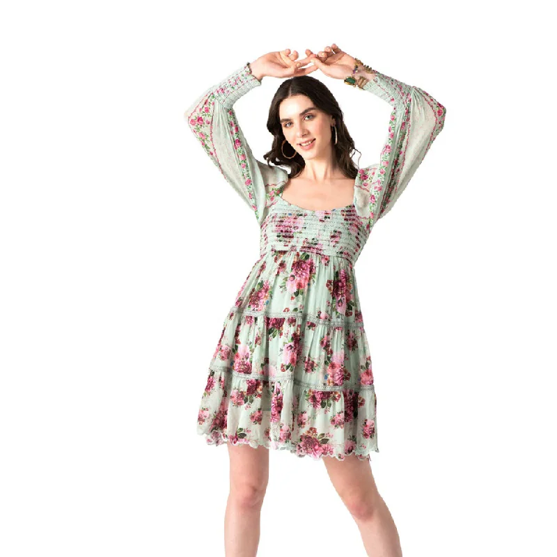 MIRIPRET Jade Sage Green Dress
