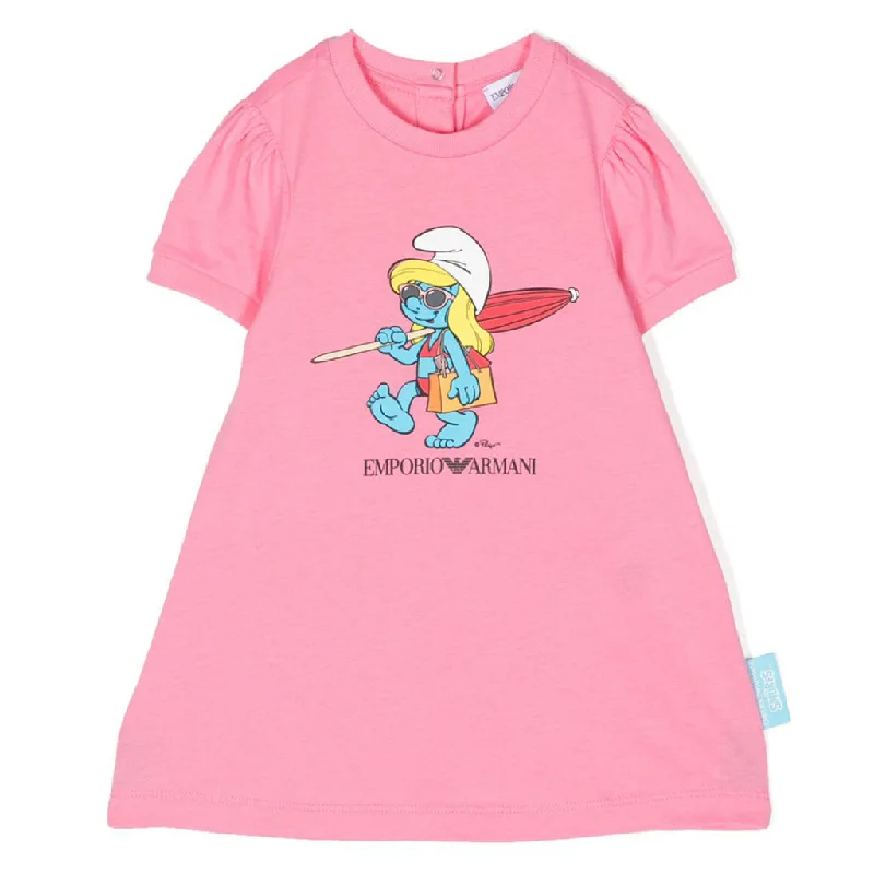 Smurfs Print Cotton Dress