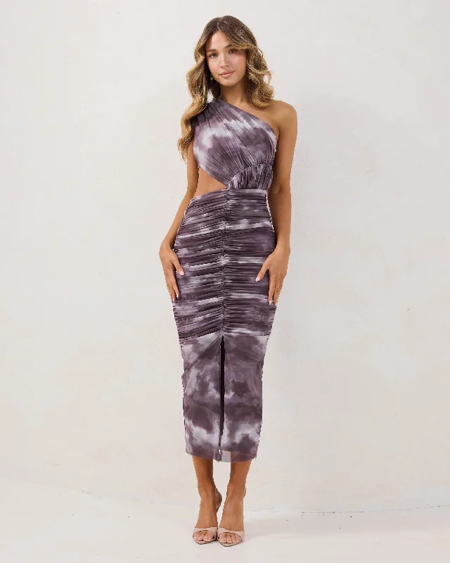 Nardine Dress-Black Print
