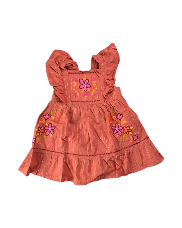 Du Pareil Au Même Embroidered Dress 2T