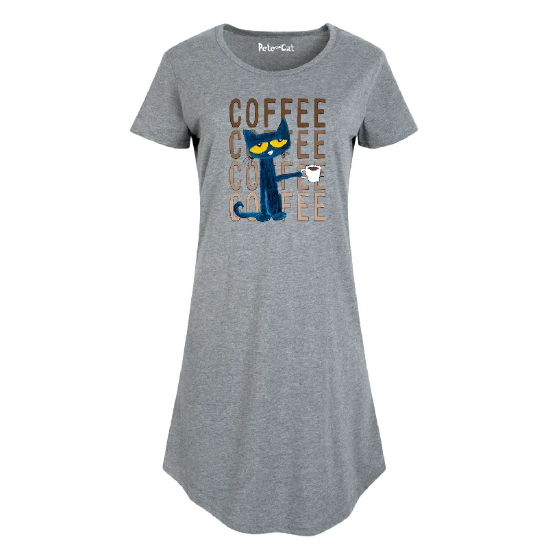 Pete with Coffee Womens Any Way Dress