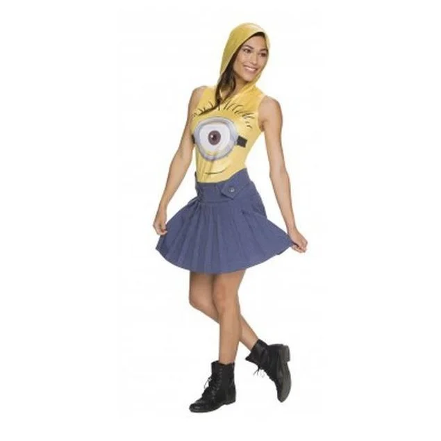 Minion Face Dress Adult Size L