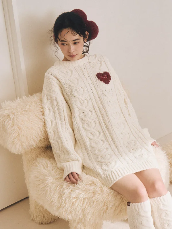 [Valentine] Heart Aran Dress