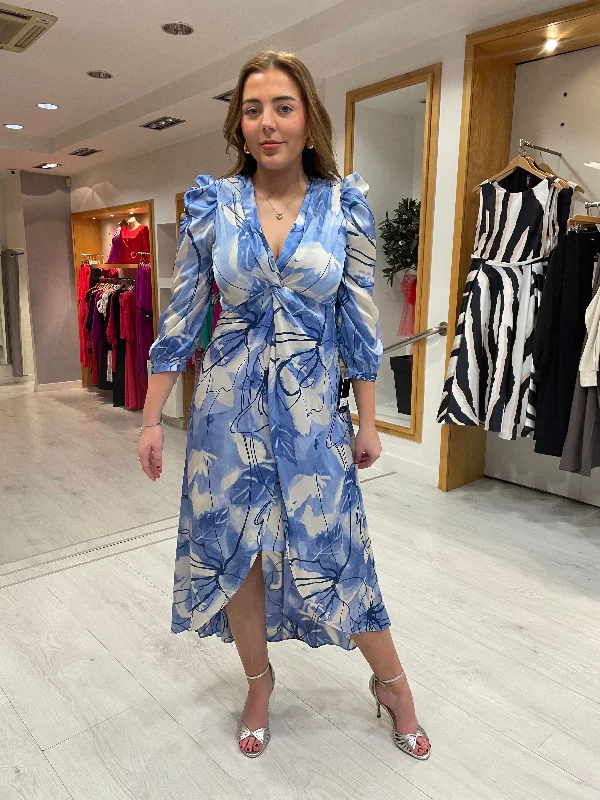 Rolemode Blue Floral Dress