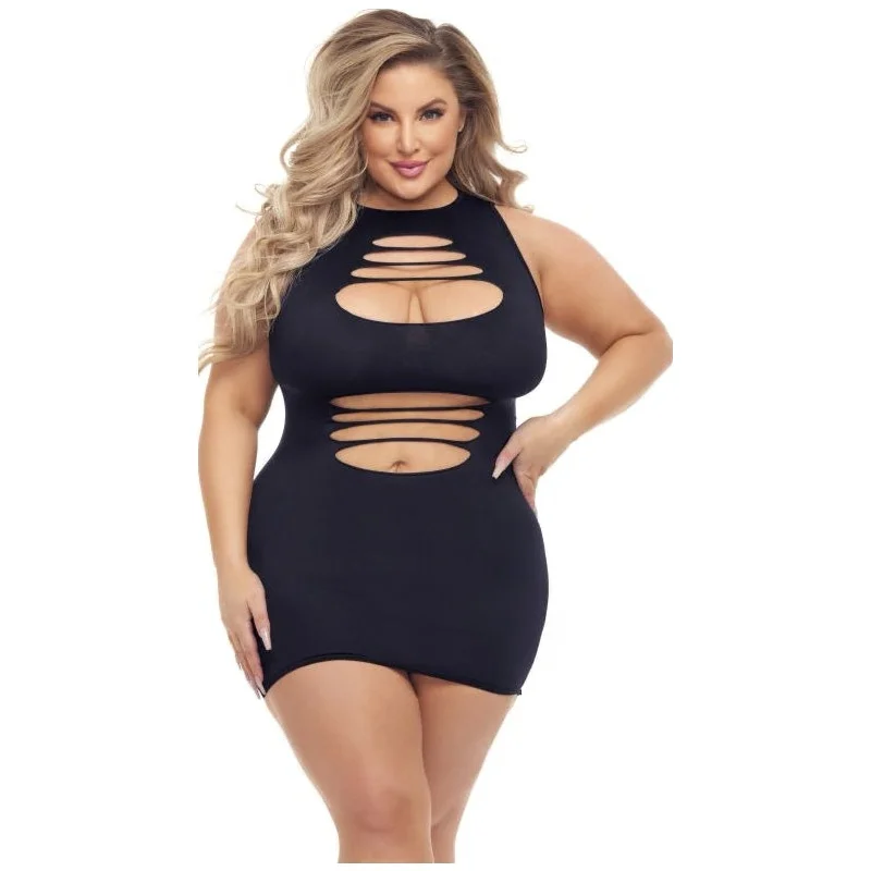 Cant Commit Dress Black