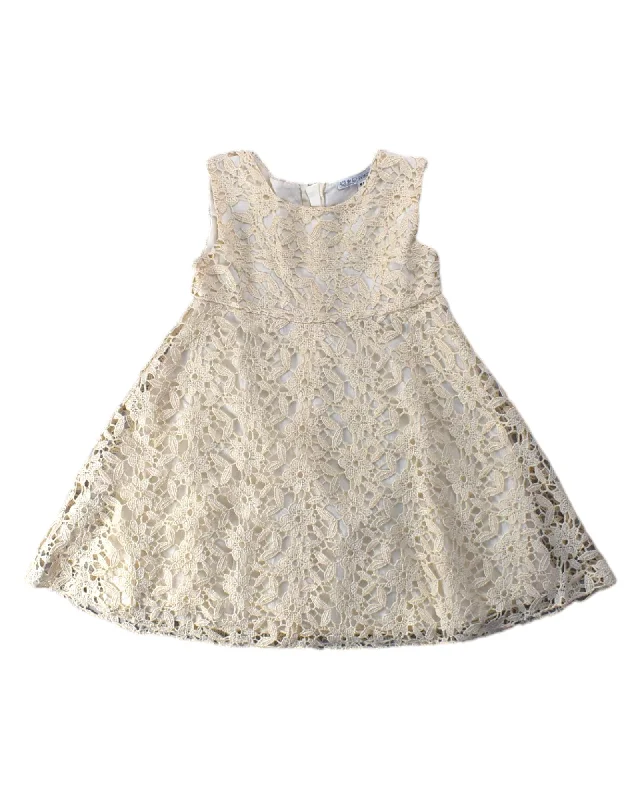 Patrizia Pepe Sleeveless Lace Dress 5T