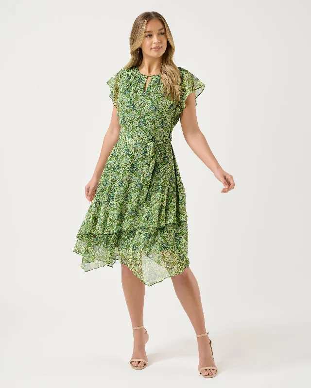 Carmine Garden Dress