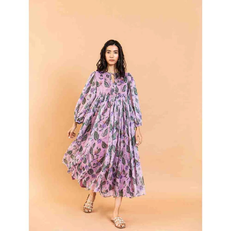 AROOP SHOP INDIA Kate Lavender Dress