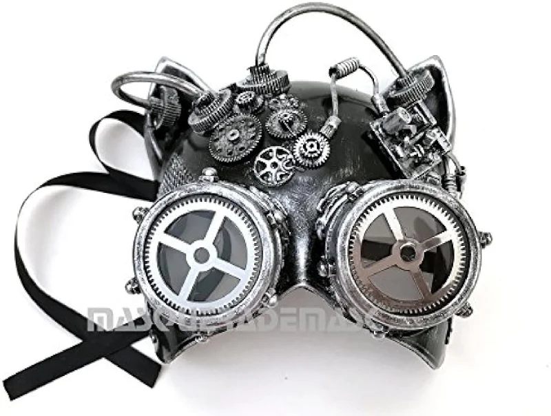 Costume Cosplay Steampunk Cat Woman Dress up Party Masquerade Cat Mask
