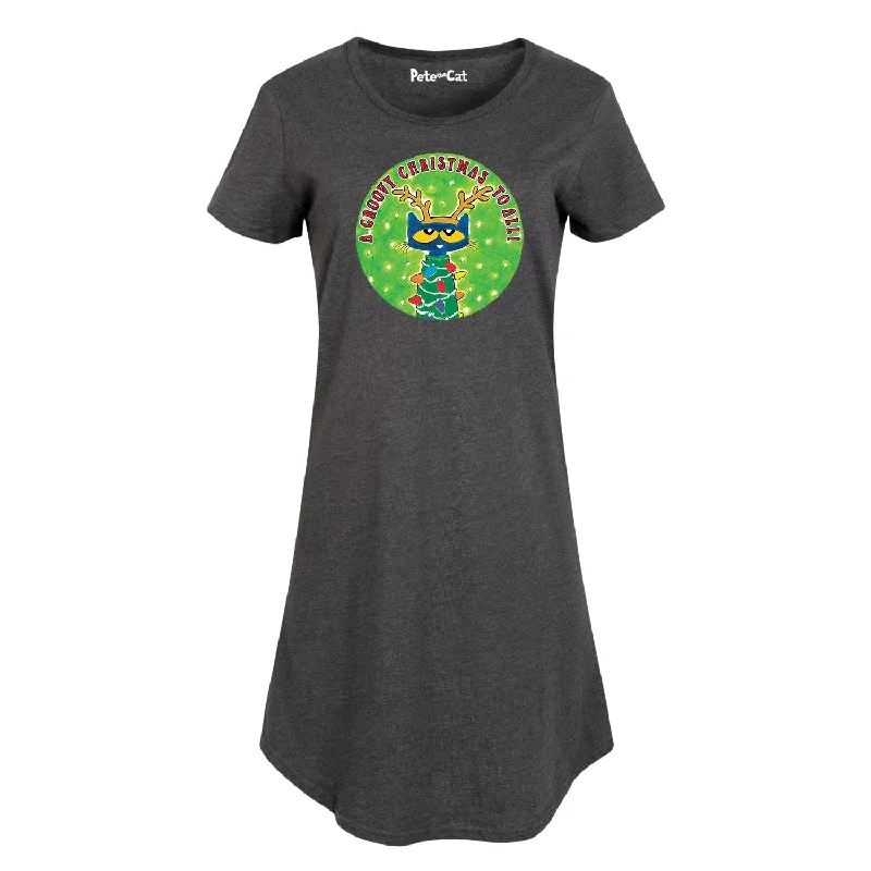 PTC Groovy Christmas Womens Any Way Dress