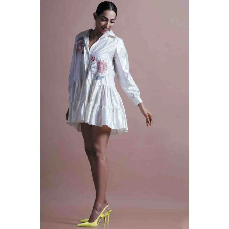 Ekastories White Granadilla Dress