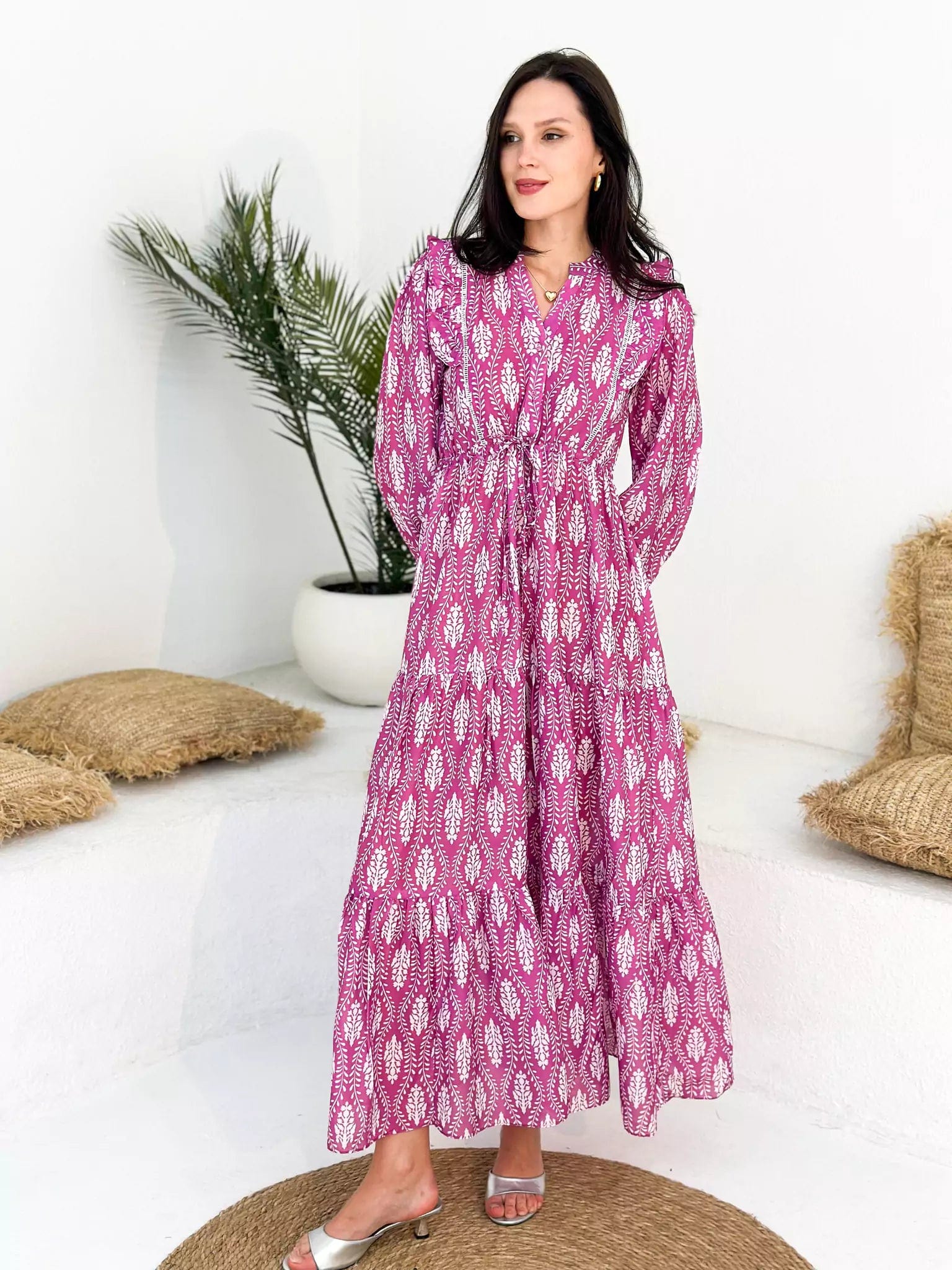 Bliss Summer Long Dress Off-the-shoulder Chic Trendy
