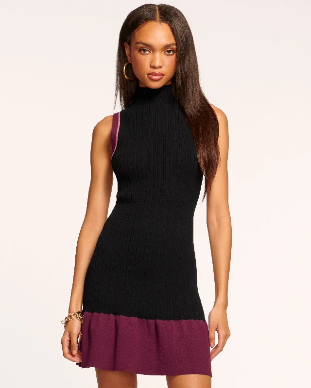 Cody Colorblock Mini Sweater Dress Long Sweater Short Sweater Cropped Sweater