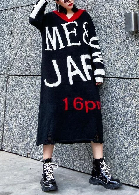 Cute black Sweater dress outfit Upcycle alphabet Fuzzy hooded sweater dress Houndstooth Herringbone Solid Cute black Sweater dress outfit Upcycle alphabet Fuzzy hooded sweater dress Houndstooth Herringbone Solid