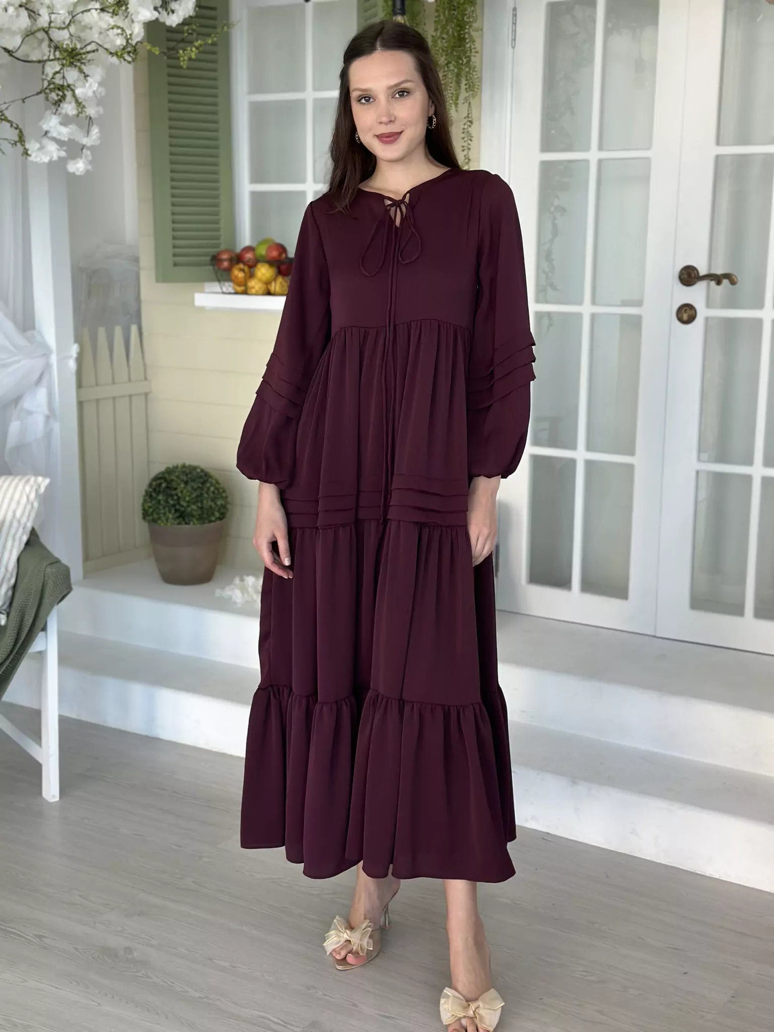 Wineberry Long Dress Tunics Essential wardrobe