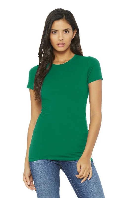 Bella + Canvas Womens The Favorite Short Sleeve Crewneck T-Shirt - Kelly Green