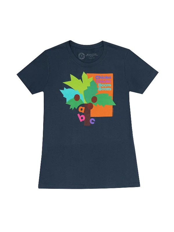 Chicka Chicka Boom Boom Women's Crew T-Shirt Terry Blend Velvet Blend Canvas Blend