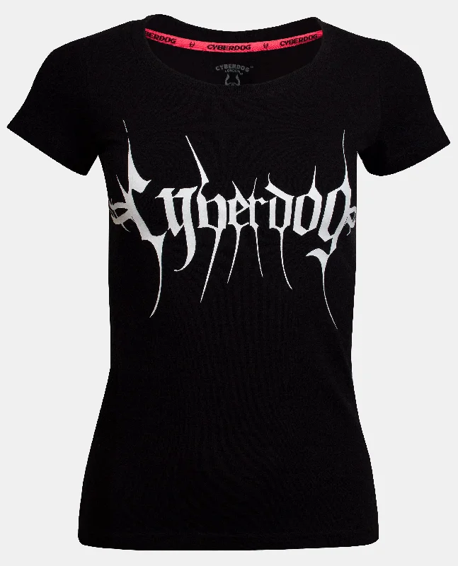 GIRLS CYBERLUX T-SHIRT Spandex Blend Rayon Blend Denim Blend