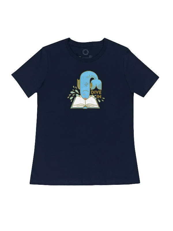 Dive In – Women's Crew T-Shirt (Print Shop) Front Pockets Side Pockets Patch Pockets Dive In – Women's Crew T-Shirt (Print Shop) Front Pockets Side Pockets Patch Pockets