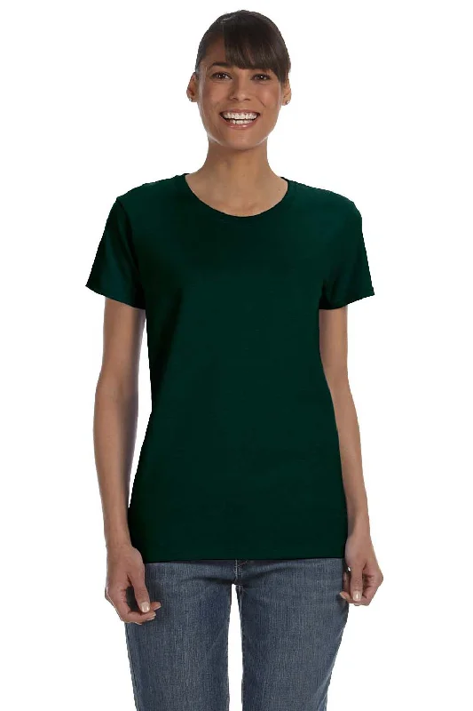 Gildan Womens Short Sleeve Crewneck T-Shirt - Forest Green