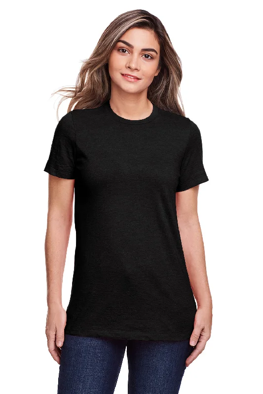 Gildan Womens Softstyle CVC Short Sleeve Crewneck T-Shirt - Pitch Black