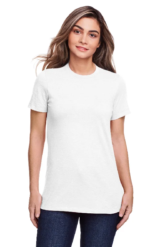 Gildan Womens Softstyle CVC Short Sleeve Crewneck T-Shirt - White