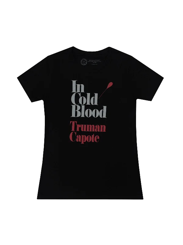 In Cold Blood Women’s Crew T-Shirt Hooded Caped Shawl Collar