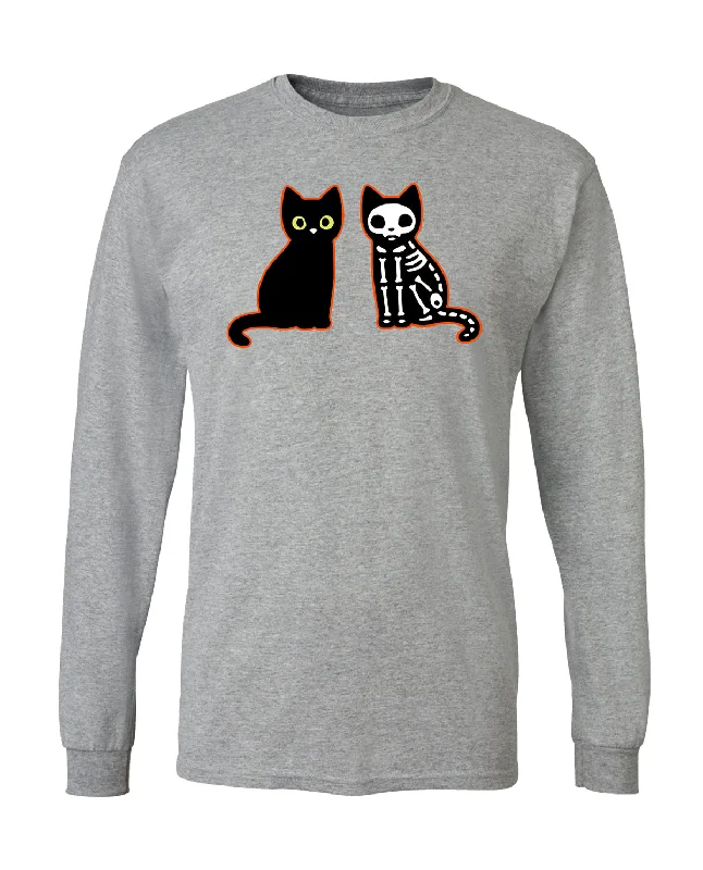 Missy Kitty Skull Long Sleeve T-Shirt