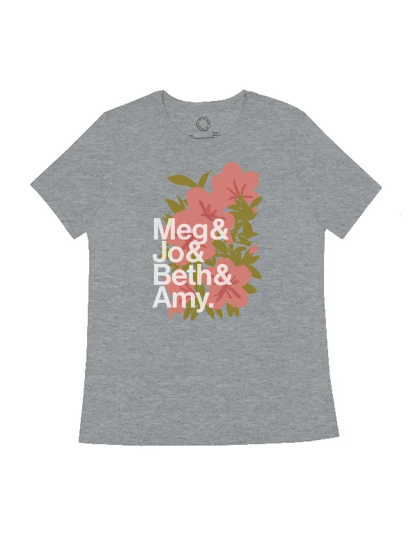 Little Women Character Names – Women's Crew T-Shirt (Print Shop) Houndstooth Herringbone Solid Little Women Character Names – Women's Crew T-Shirt (Print Shop) Houndstooth Herringbone Solid