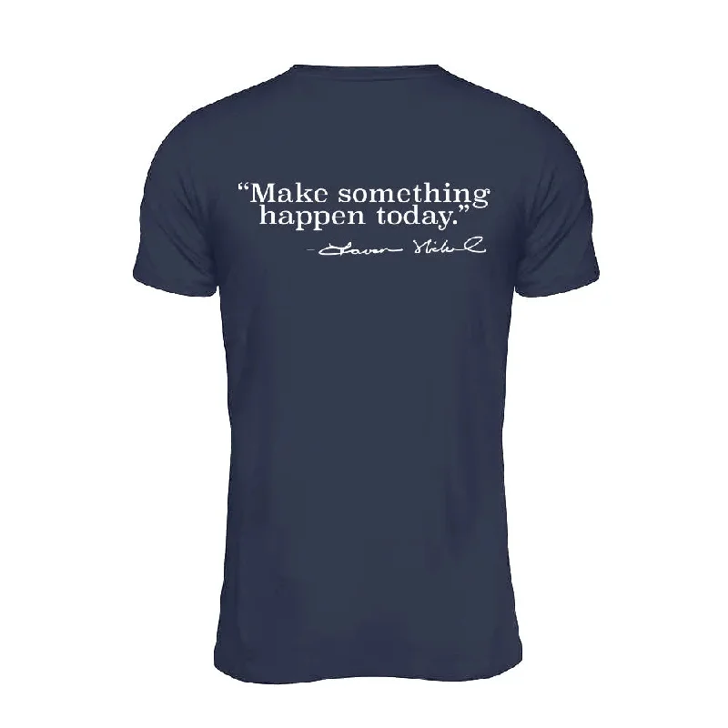 All American Clothing Co. - Make Something Happen Today T-Shirt Hooded Caped Shawl Collar