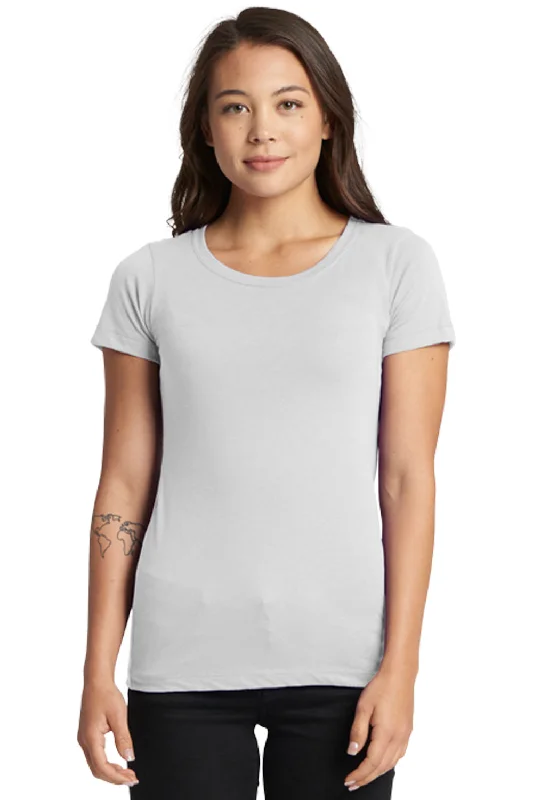 Next Level Womens Ideal Jersey Short Sleeve Crewneck T-Shirt - White