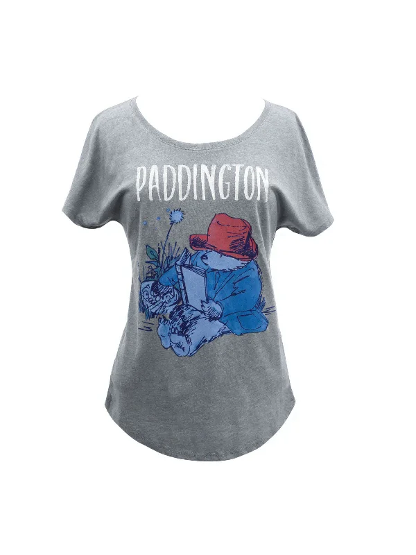 Paddington Women’s Relaxed Fit T-Shirt Fleece Nylon Spandex