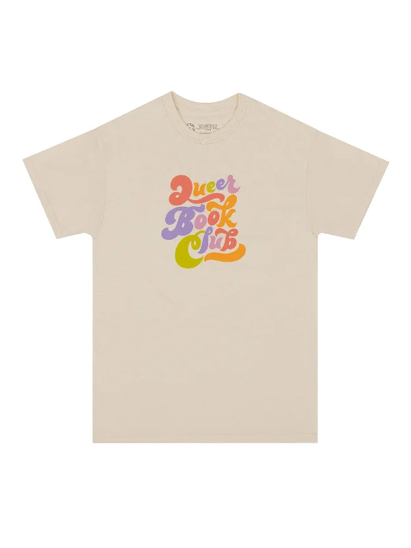 Queer Book Club Unisex T-Shirt Iron Safe Non-Iron Wrinkle Free