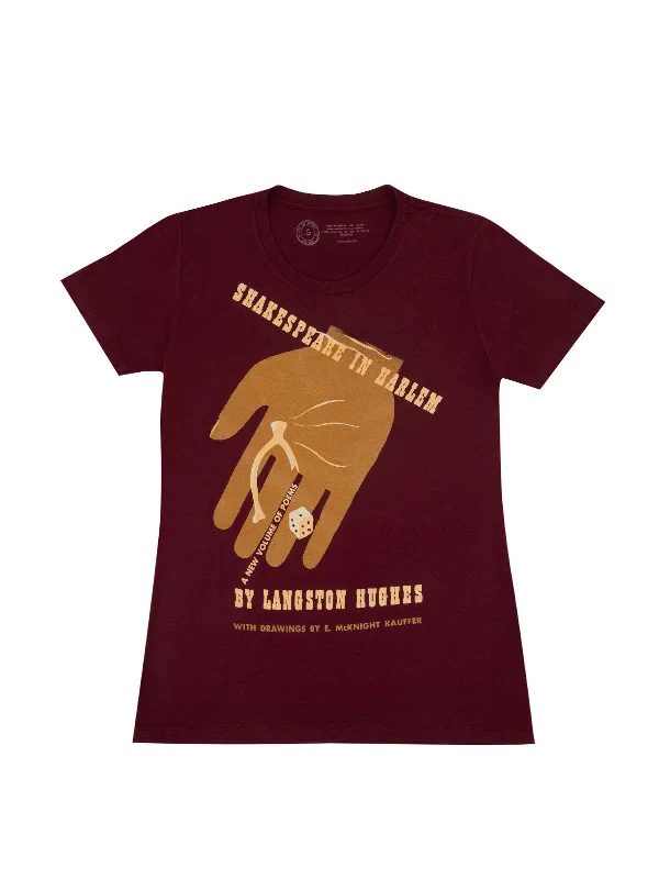 Shakespeare in Harlem Women’s Crew T-Shirt Anti-Pilling Machine Wash Handmade