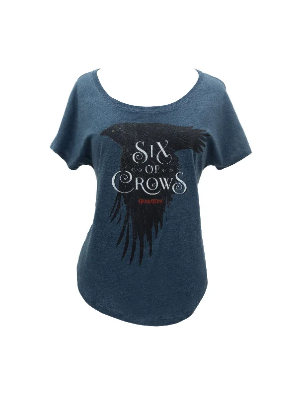 Six of Crows Women’s Relaxed Fit T-Shirt Boxy Fit Fitted Loose