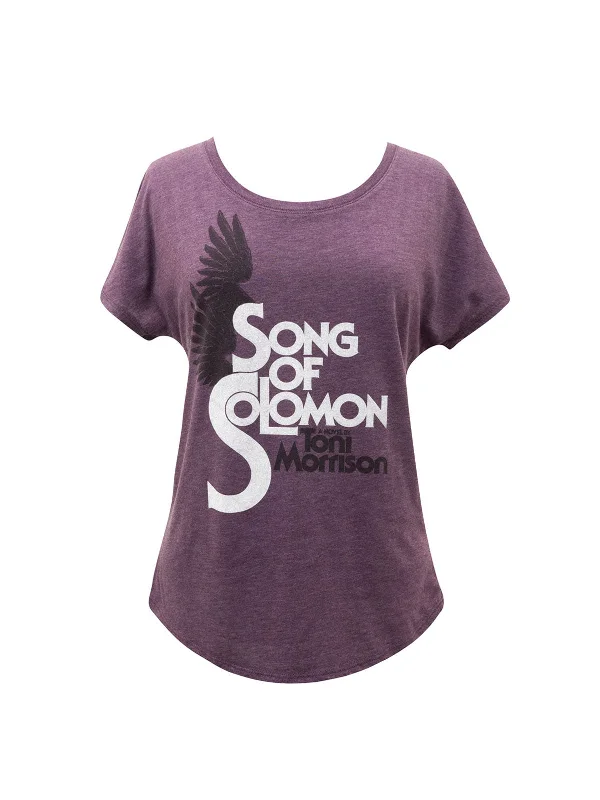 Song of Solomon Women’s Relaxed Fit T-Shirt Chenille Blend Fleece Blend Nylon Blend