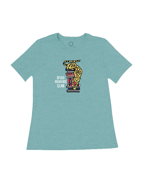 Speed Readers Club – Women's Crew T-Shirt (Print Shop) Lace Blend Ribbed Blend Corduroy Blend Speed Readers Club – Women's Crew T-Shirt (Print Shop) Lace Blend Ribbed Blend Corduroy Blend