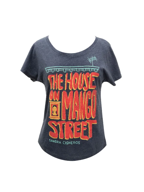 The House on Mango Street Women’s Relaxed Fit T-Shirt Cotton Fabric Linen Fabric Terry Fabric The House on Mango Street Women’s Relaxed Fit T-Shirt Cotton Fabric Linen Fabric Terry Fabric