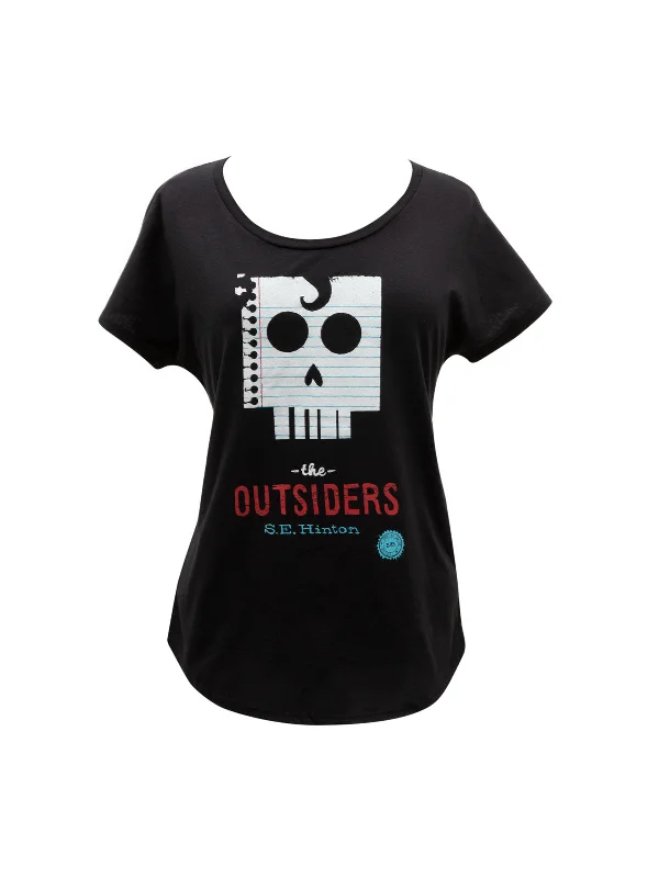 The Outsiders Women’s Relaxed Fit T-Shirt Striped Floral Plaid